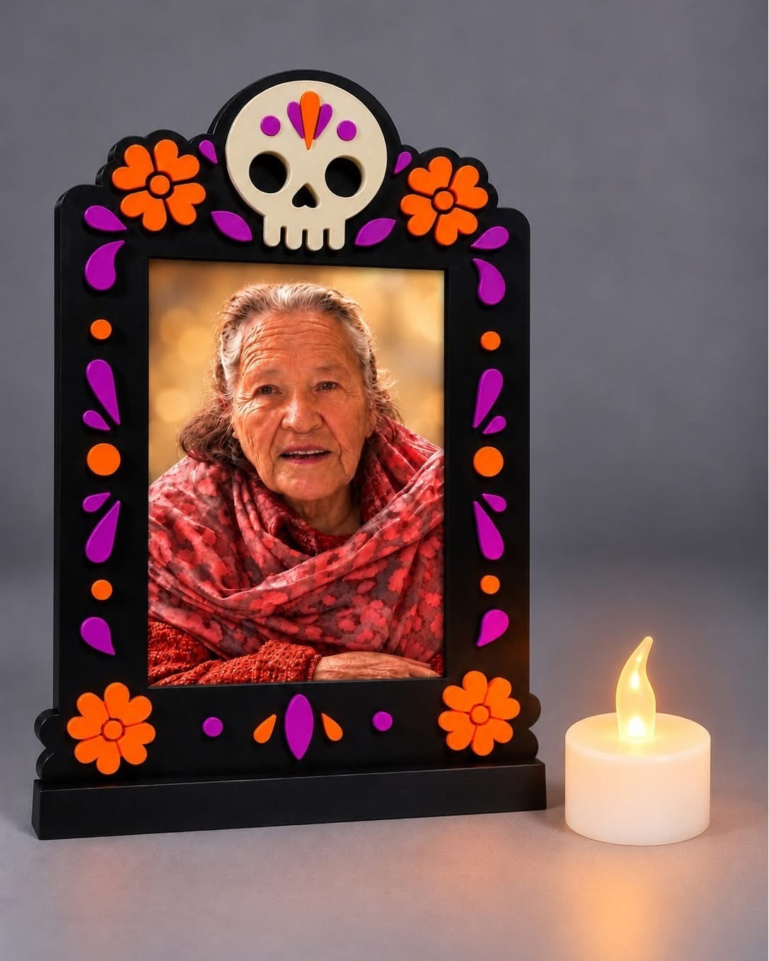 Portaretrato para ofrenda en impresión 3D