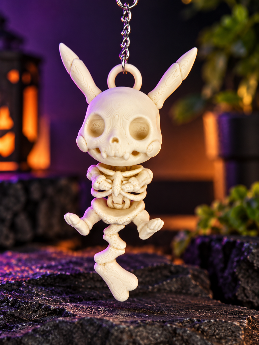 LLAVEROS ESQUELETO "RATÓN ELÉCTRICO" 3D — COLECCIÓN DE TEMPORADA