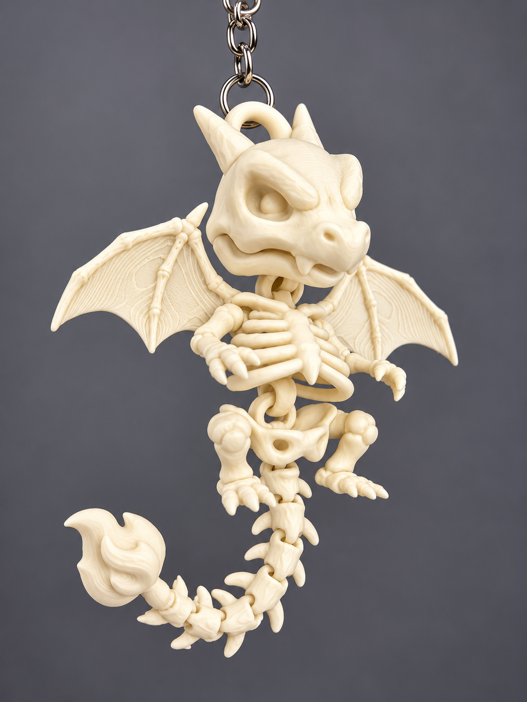 LLAVEROS ESQUELETO "DRAGÓN" 3D — COLECCIÓN DE TEMPORADA