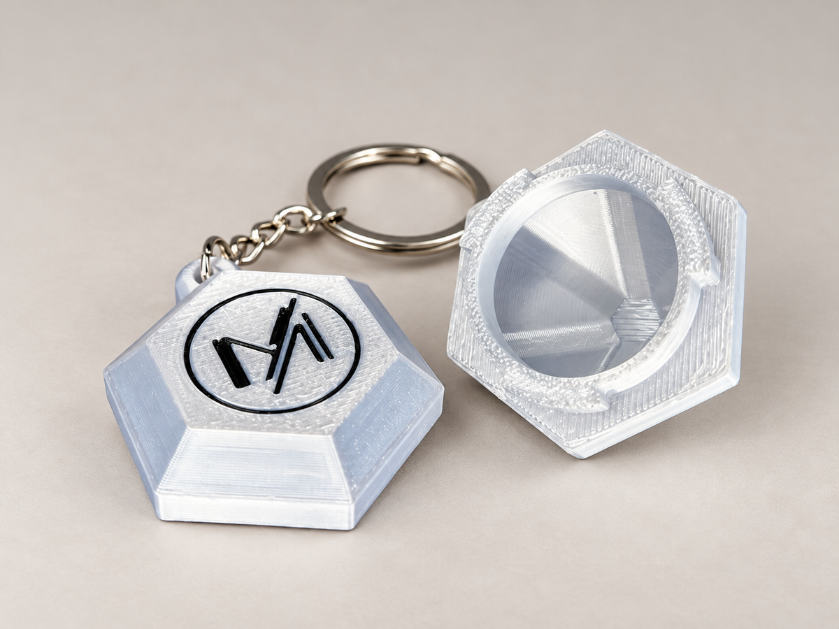 Llavero Diamante con Compartimento Secreto | Personalizable en Impresión 3D