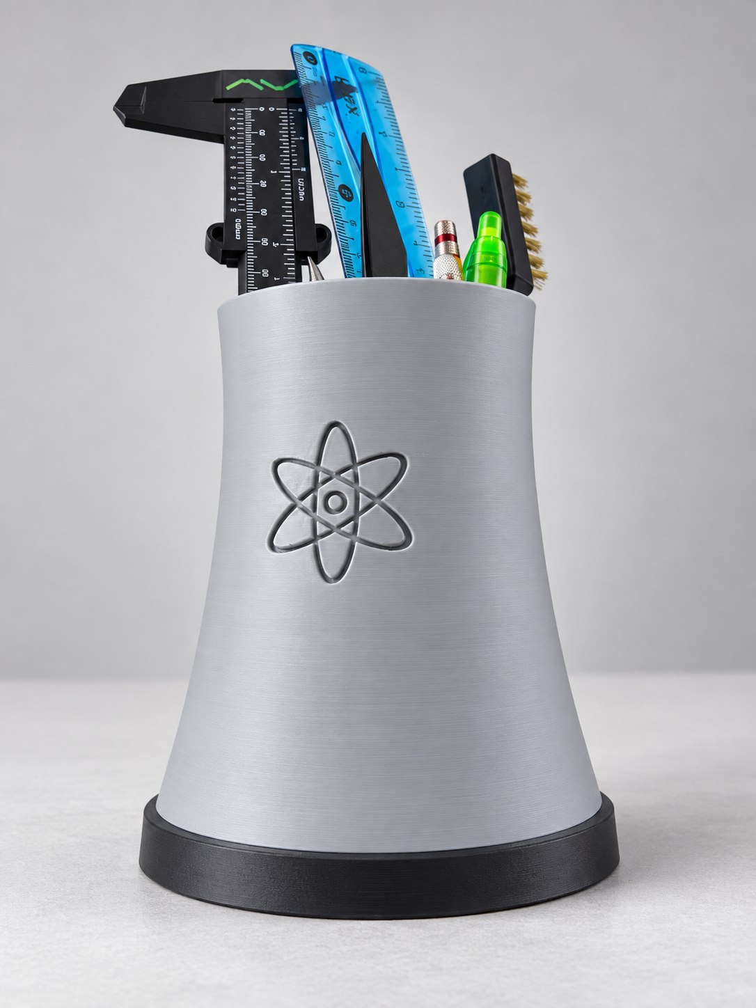 Portalápices Personalizado – Estilo Ciencia y Los Simpsons | Impresión 3D